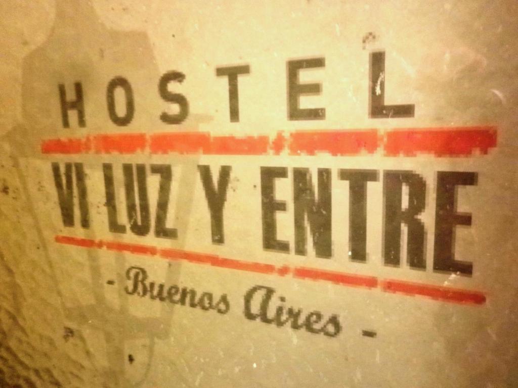 VI Luz Y Entre Hostel 布宜诺斯艾利斯 外观 照片